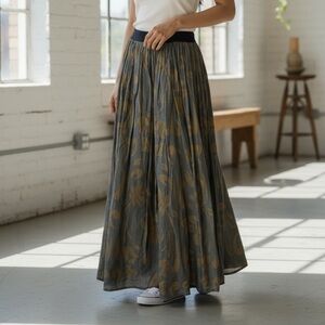 Biancalancia Skirt Lightweight Size 40 Midi Maxi Flowy